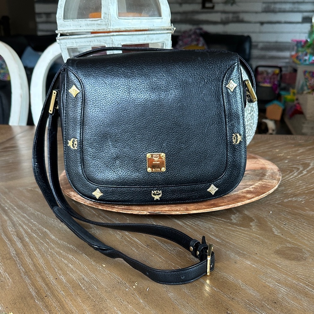 MCM Leather Crossbody Bag Vintage
